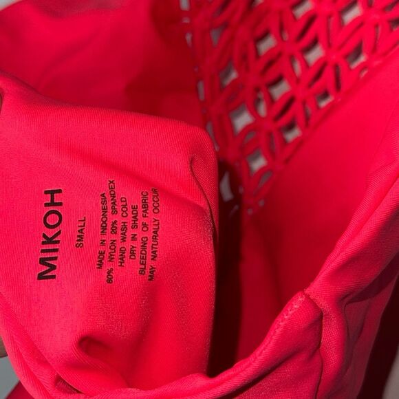 Mikoh Avalon Macrame One Piece Swimsuit Size Small - Picture 9 of 10